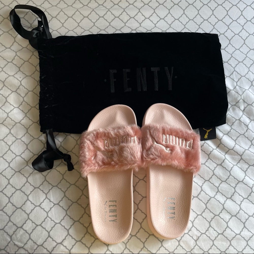 Fenty X Puma Fur Slides